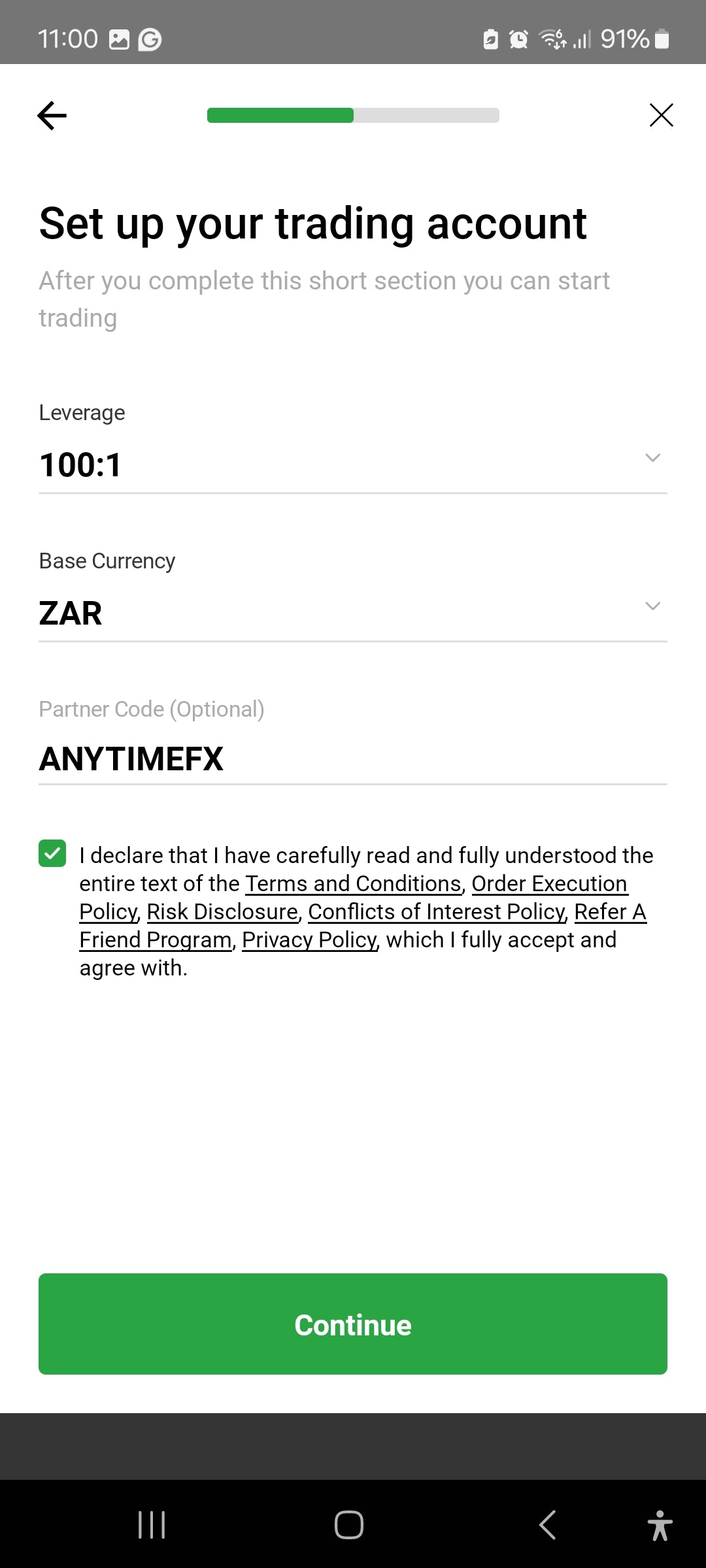 AnytimeFX Mobile Bot